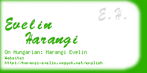 evelin harangi business card